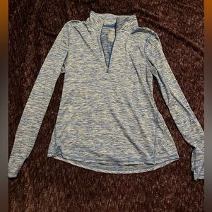 Danskin Now Long Sleeve Quarter Zip, size large